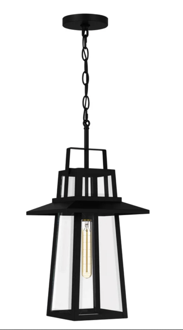 Dunning 1-Light Matte Black Mini Pendant