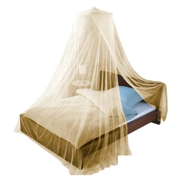 Farrad Elegant Mosquito Net Bed Canopy Beige King