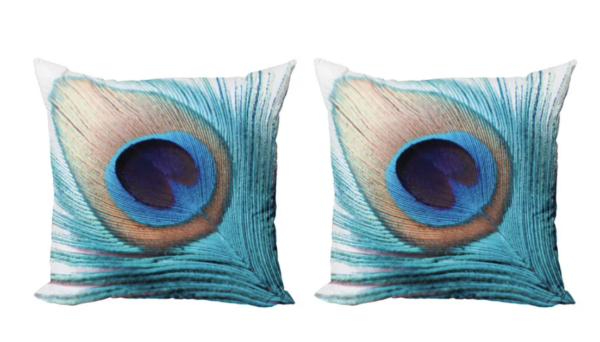 Ambesonne Feather Decorative Throw Pillow Case Pack Of 2 New 18", Multicolor