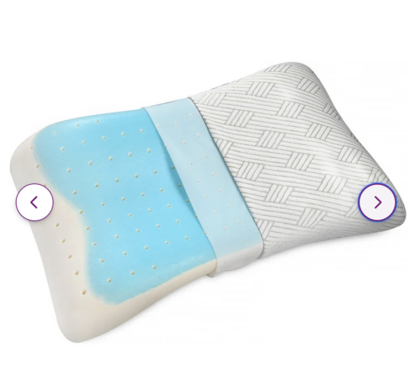 Encased Cooling Shredded Memory Foam Medium Support Pillow