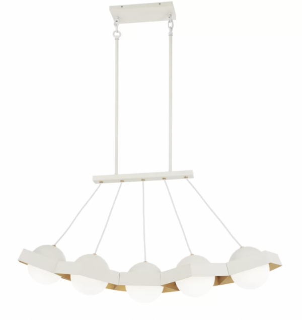 Five-O Leaf 5-Light Kitchen Island Pendant