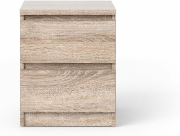 Kepner 20.8'' Tall 2 Drawer Nightstand Truffle