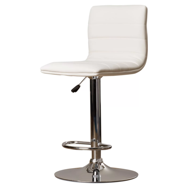 Clift Modern Vinyl Adjustable Height Barstool 1 Only