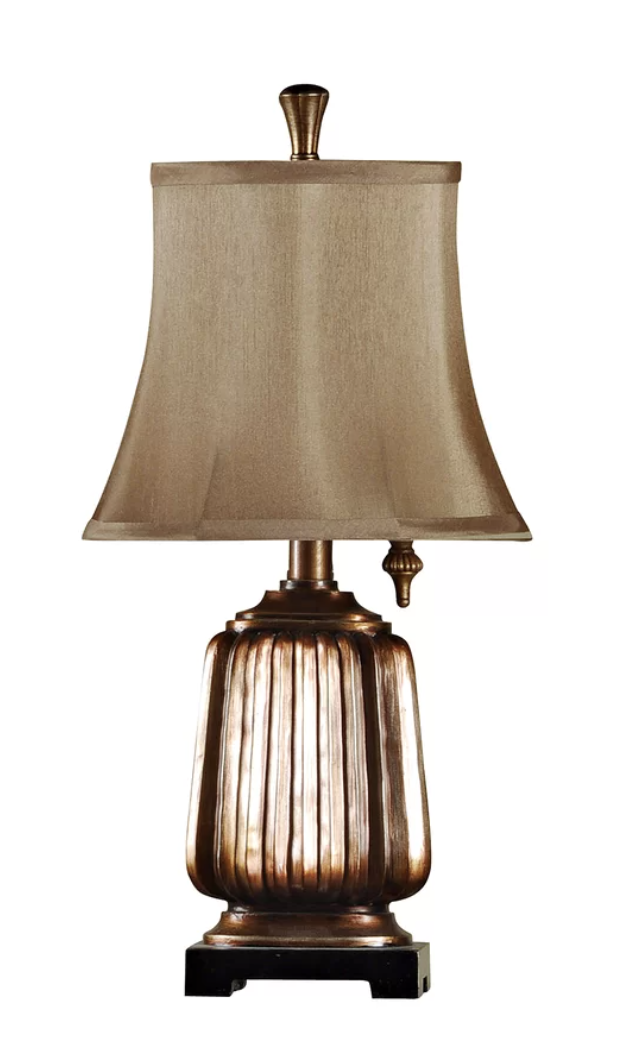 Seiler 21" Antique Copper Table Lamp