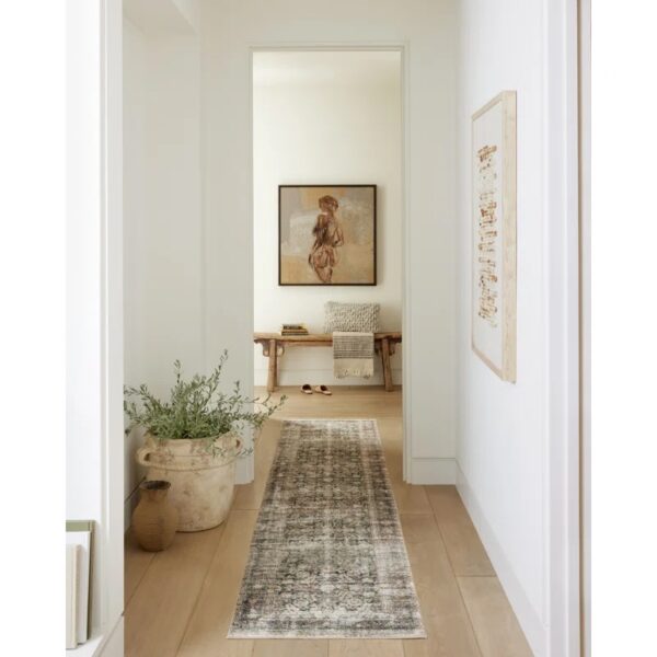 Amber Lewis X Loloi Morgan Navy / Sand Area Rug Feat. Cloudpile 2'x3'6"