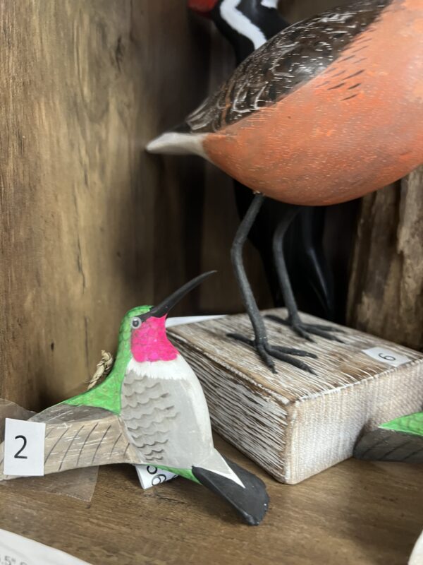 Hanging Handcrafted Hummingbird Decoy