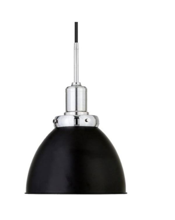 Pospisil 1 Light Single Dome Pendant Black