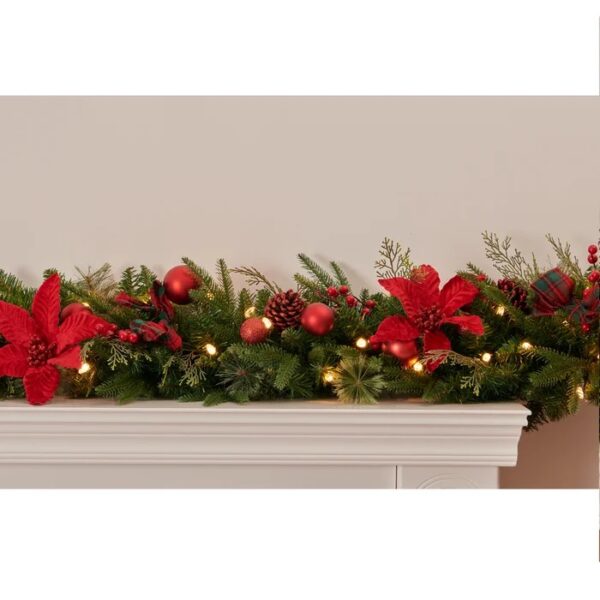 118.11'' in. Lighted Faux Garland - 2 Available