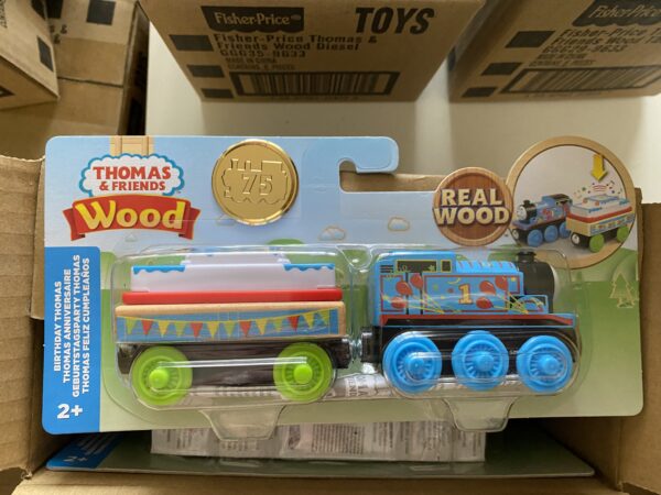 Fisher-Price Thomas & Friends Wooden Railway Thomas Birthday Train