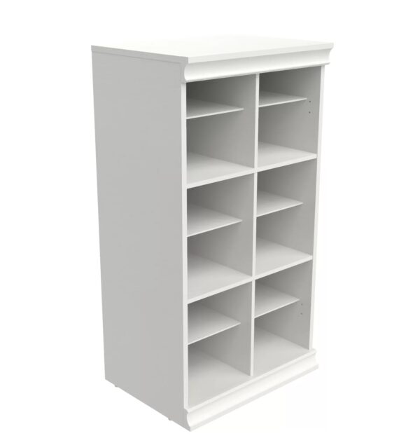 Closetmaid Modular Storage 21.38" W Shelving Unit with 12 Shelves White