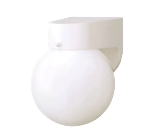 White Donegan Outdoor Armed Sconce