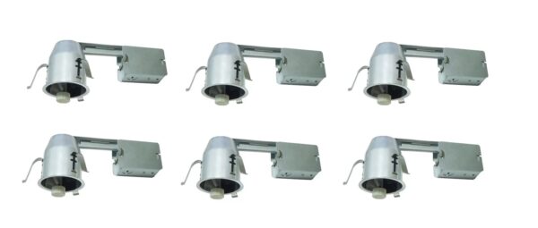 IC Air Tight Remodel Recessed Housing (Set of 6)