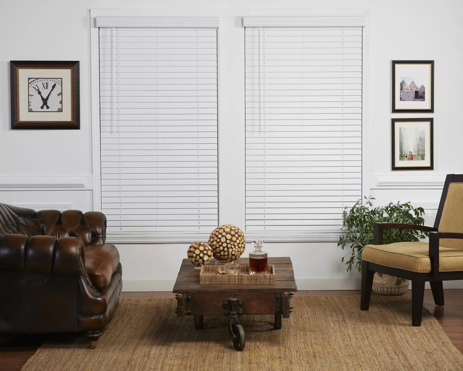 Room Darkening White Venetian Blind WHITE