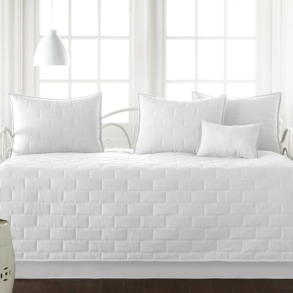 Brinkman Daybed Quilt Set Twin White