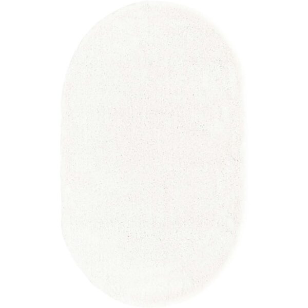 Sarenna Solid Color Rug Oval 3'3" x 5'3"