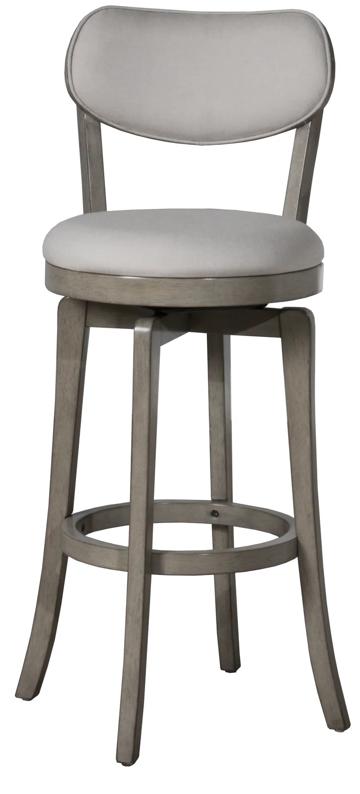 Neriah Swivel Bar Stool Gray