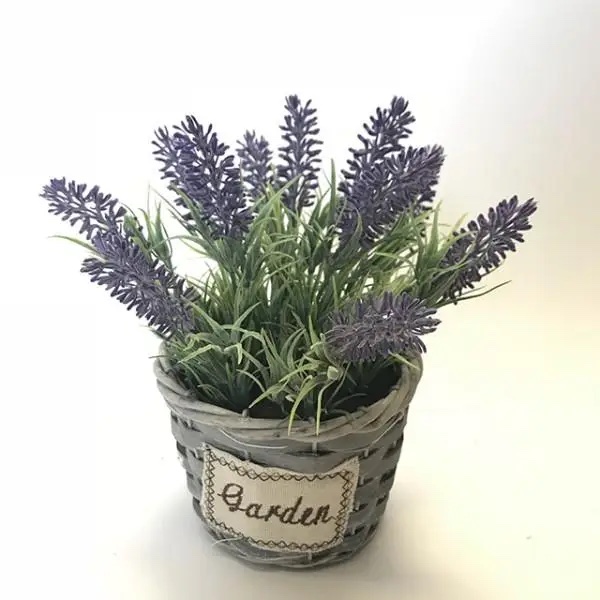 Artificial Lavender in Pot