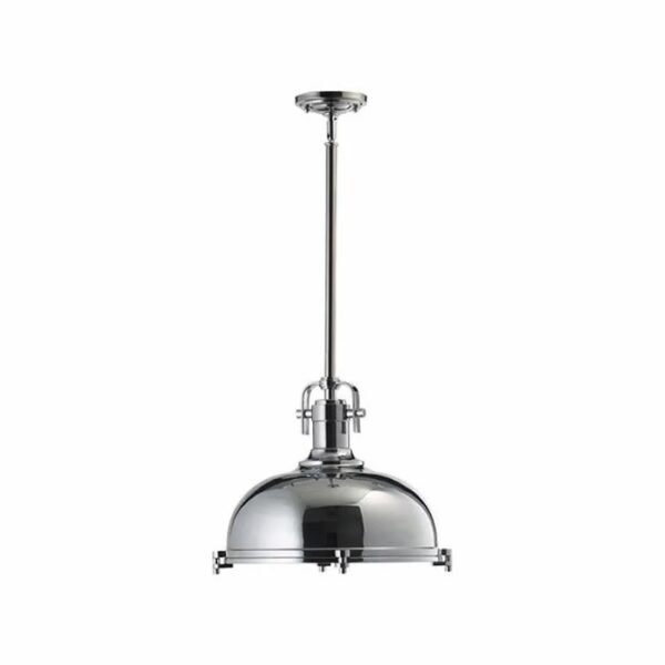 Northfleet 1 - Light Single Dome Pendant Liverman Chrome