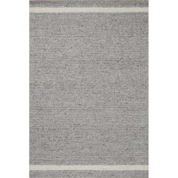 Magnolia Home By Joanna Gaines X Loloi Ashby Slate / Ivory Area Rug Rectangle 5' x 7'6"