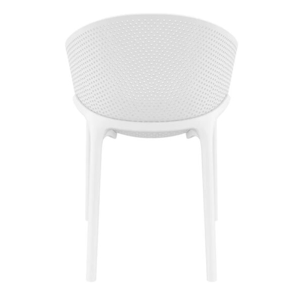 White Farrah Outdoor Dining Armchair - ONE only