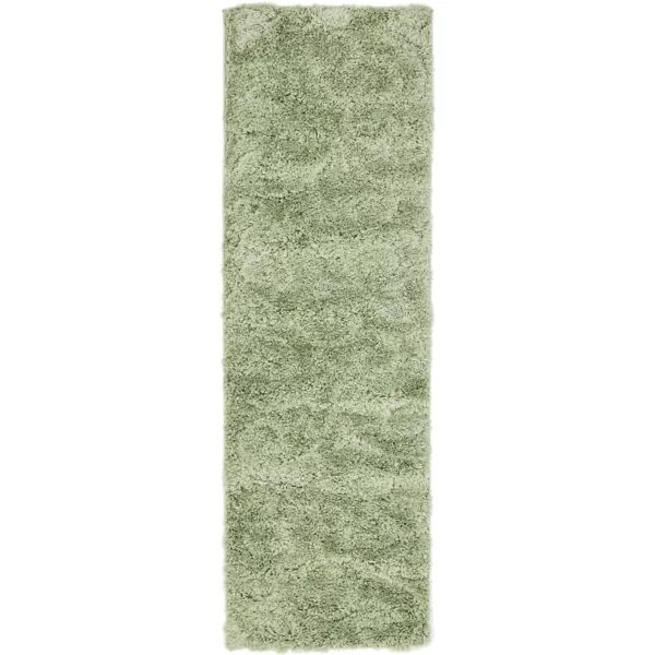 Archer Lane Rug Green Shag Runner 2'x6'7"