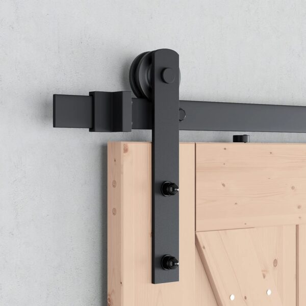 Standard Single Door Barn Hardware Kit 5' Rail