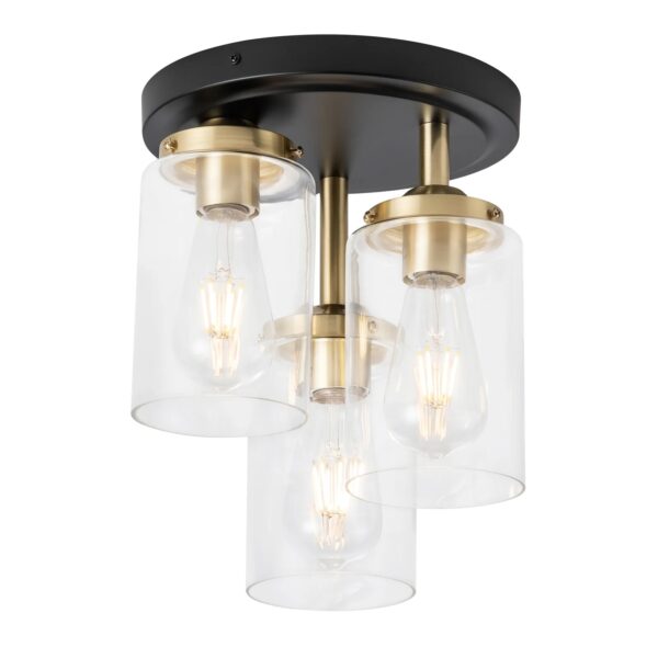 Hosaine Glass Semi Flush Mount