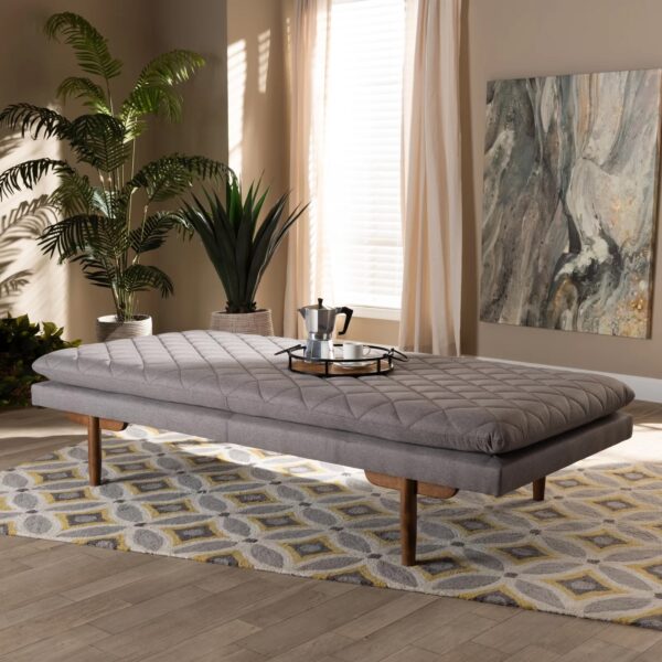 Gray Twin Lynden Upholstered Daybed