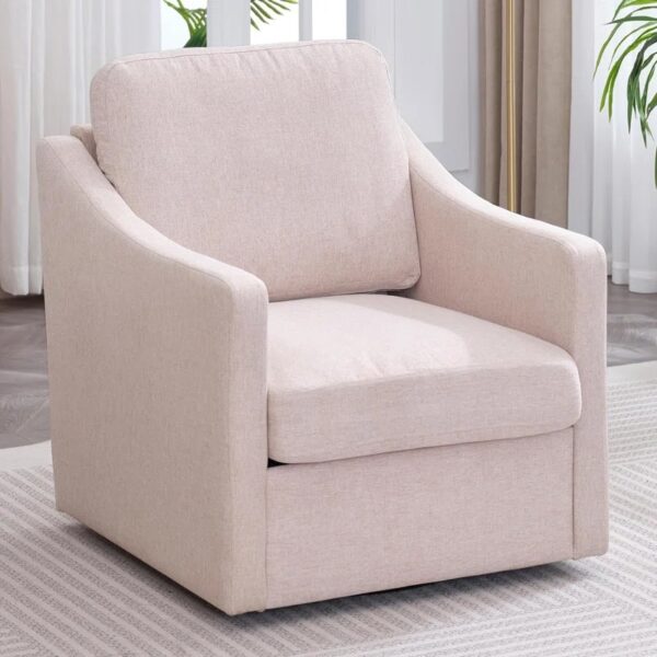 Inverson Upholstered Swivel Accent Chair