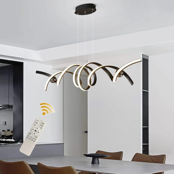 Annchen 2 - Light Black LED Kitchen Island Pendant