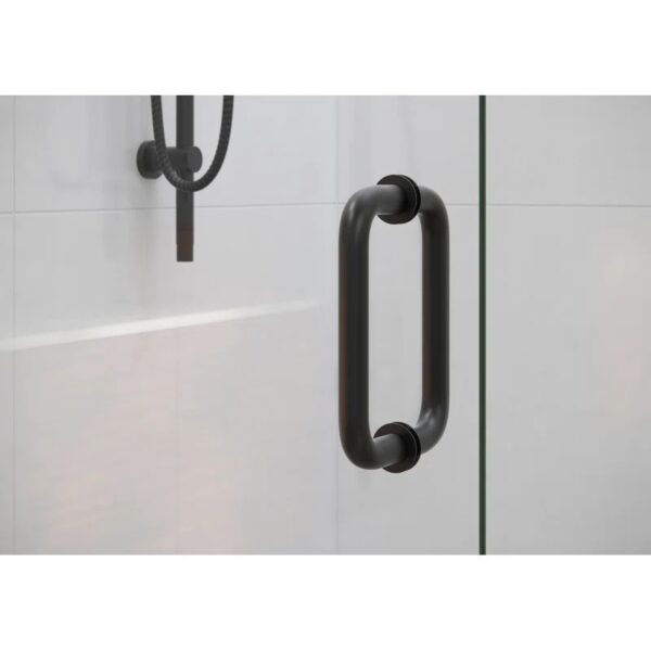 Matte Black Matte Black Illume Glass Door Mounting Hardware