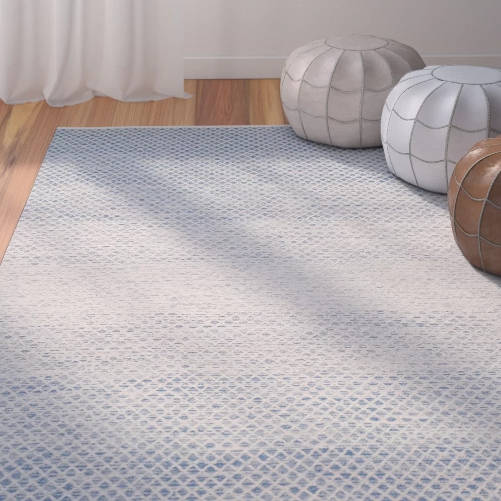 Aitken Flatweave Cotton Geometric Rug 6' Square