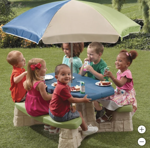 Step2 - Naturally Playful Picnic Table with Umbrella