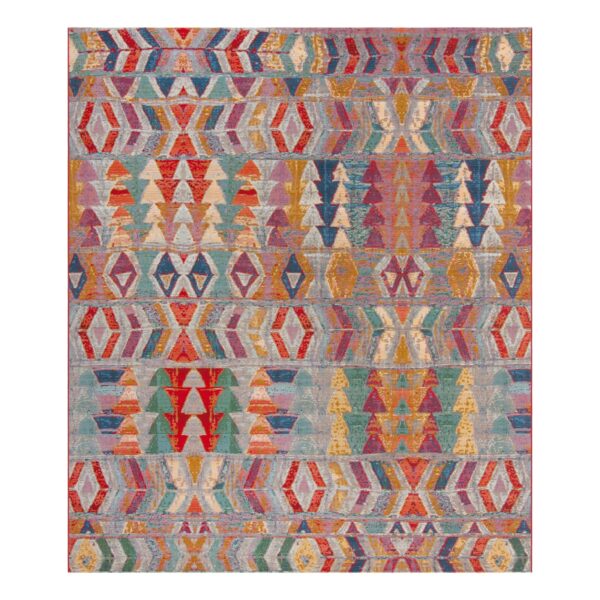 Tolland Multi_Unique Loom Tamarindo Outdoor Modern Rug 6' Square