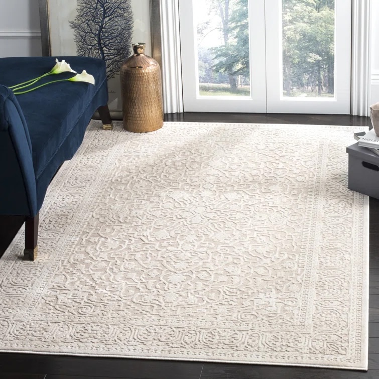 Calidia Oriental Beige/Cream Area Rug 9x12