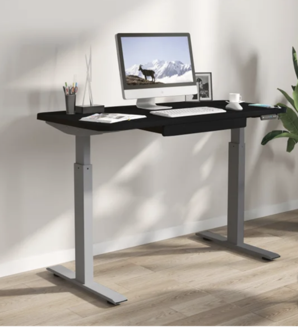 48 in. × 24 in. Height Adjustable Standing Desk Black - Image 3