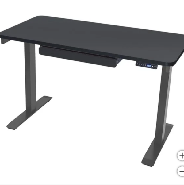 48 in. × 24 in. Height Adjustable Standing Desk Black - Image 5