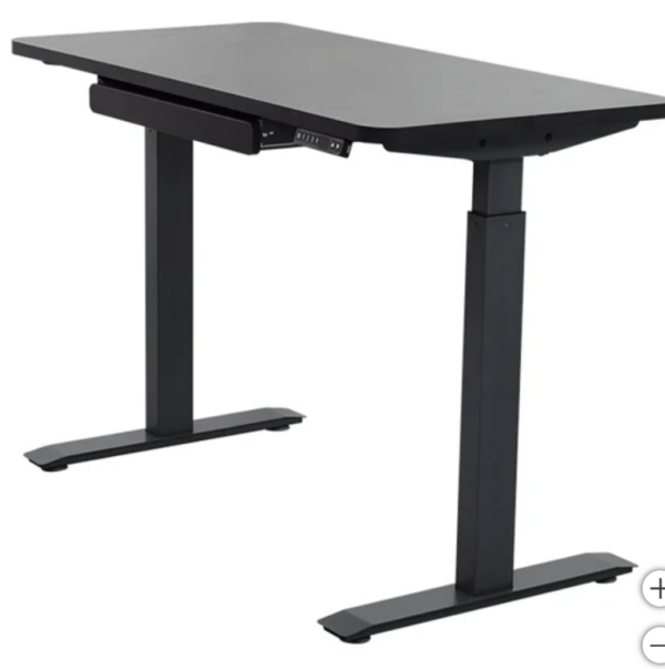 48 in. × 24 in. Height Adjustable Standing Desk Black - Image 7