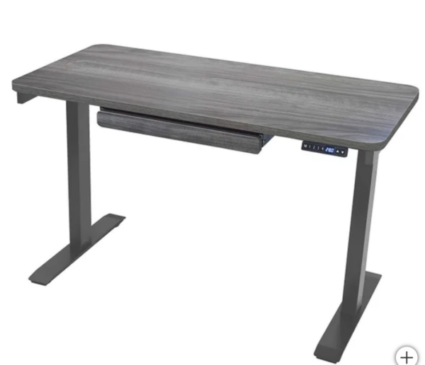 Motionwise (48 in. × 24 in.) Height Adjustable Standing Desk Gray - Image 2