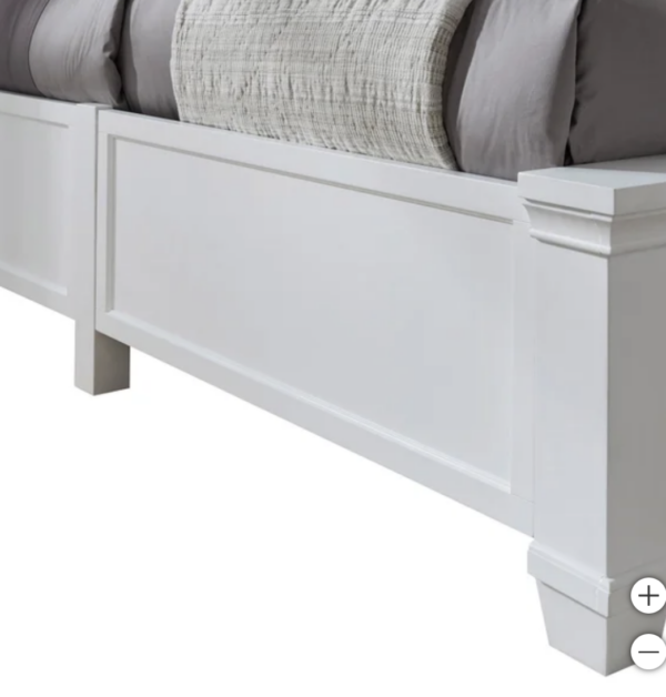 Rose Twin Storage Bed, White - Image 5