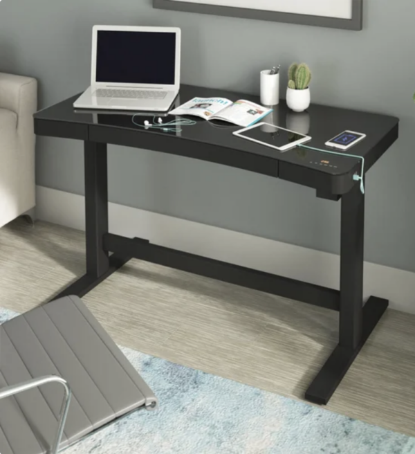 Tresanti 48" Adjustable Height Desk Black - Image 3