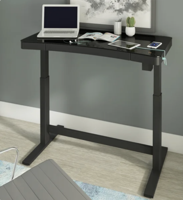 Tresanti 48" Adjustable Height Desk Black - Image 2