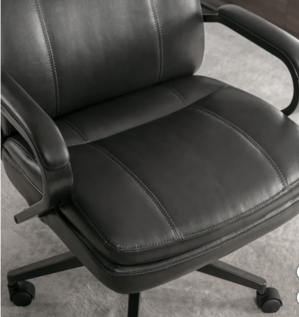 True Innovations Contoured Mid-Back Manager Office Chair - Image 8