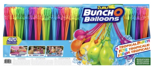 Bunch O Balloons 420 Rapid-Filling Self-Sealing Water Balloons - 12 Bunches