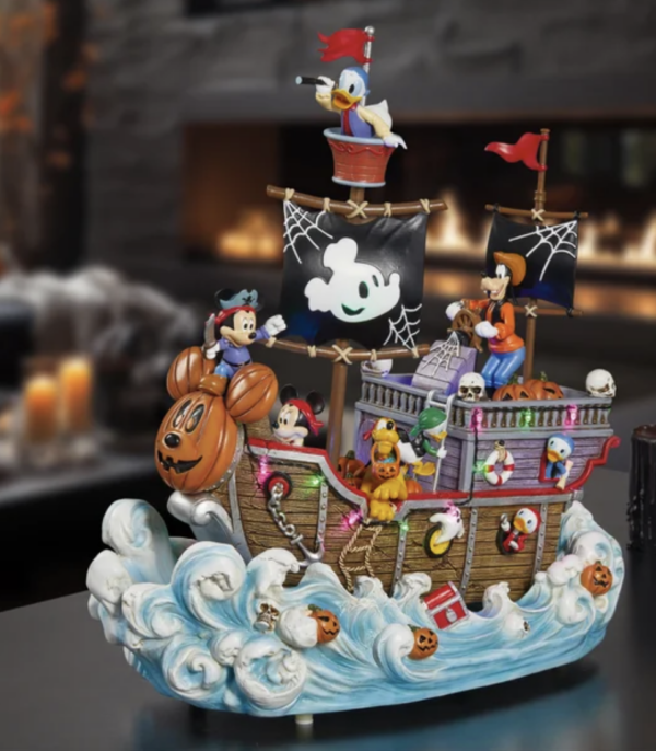 Disney - Halloween animated Pirate Ship with lights and music