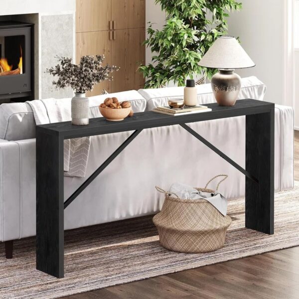 Ademara Console Table Size: 31.5" H x 62.2" W x 9.1" D