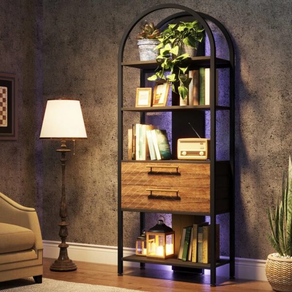 Belcourt Etagere Storage Bookcase