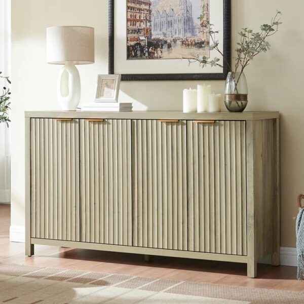 Nicolee 56" Sideboard Sand Oak