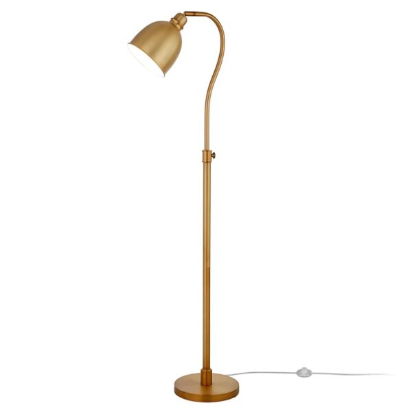 Virgil 68'' Arched Floor Lamp Brass