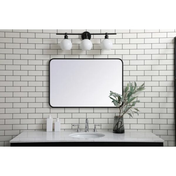 Sabine Accent Mirror 24"x36" Black